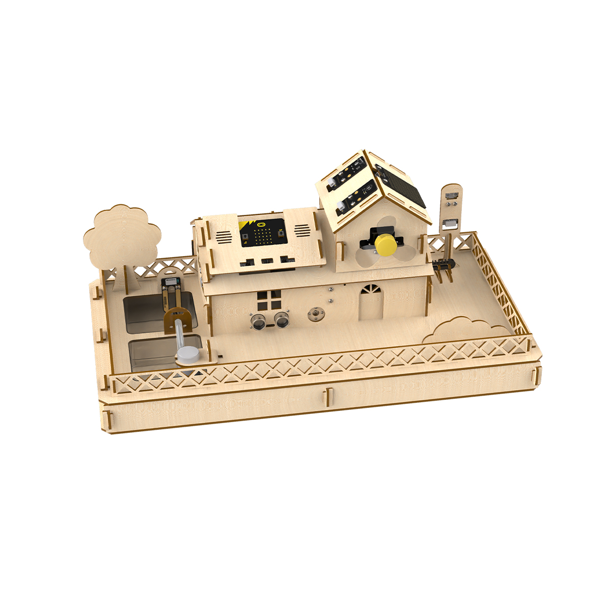 Microbit Robot - مجموعة هيووندر الذكية للمنزل الذكي مع