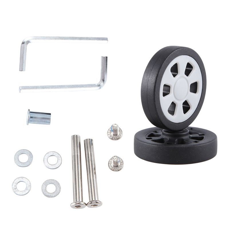 Caster Wheel - ABQR 55X12mm عجلات الأمتعة استبدال ارتداء