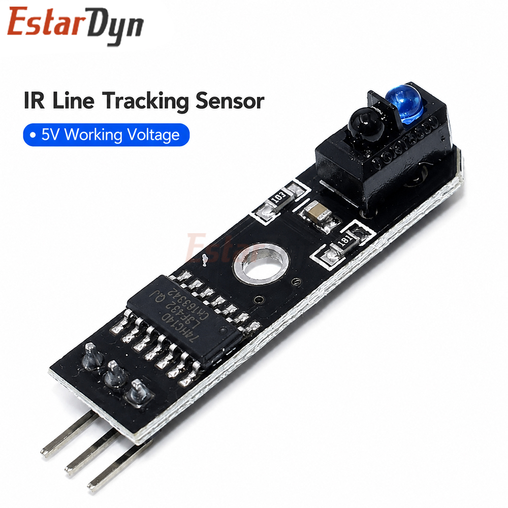 Infrared Obstacle Sensor - مستشعر تتبع الخط بالأشعة تحت الحمراء