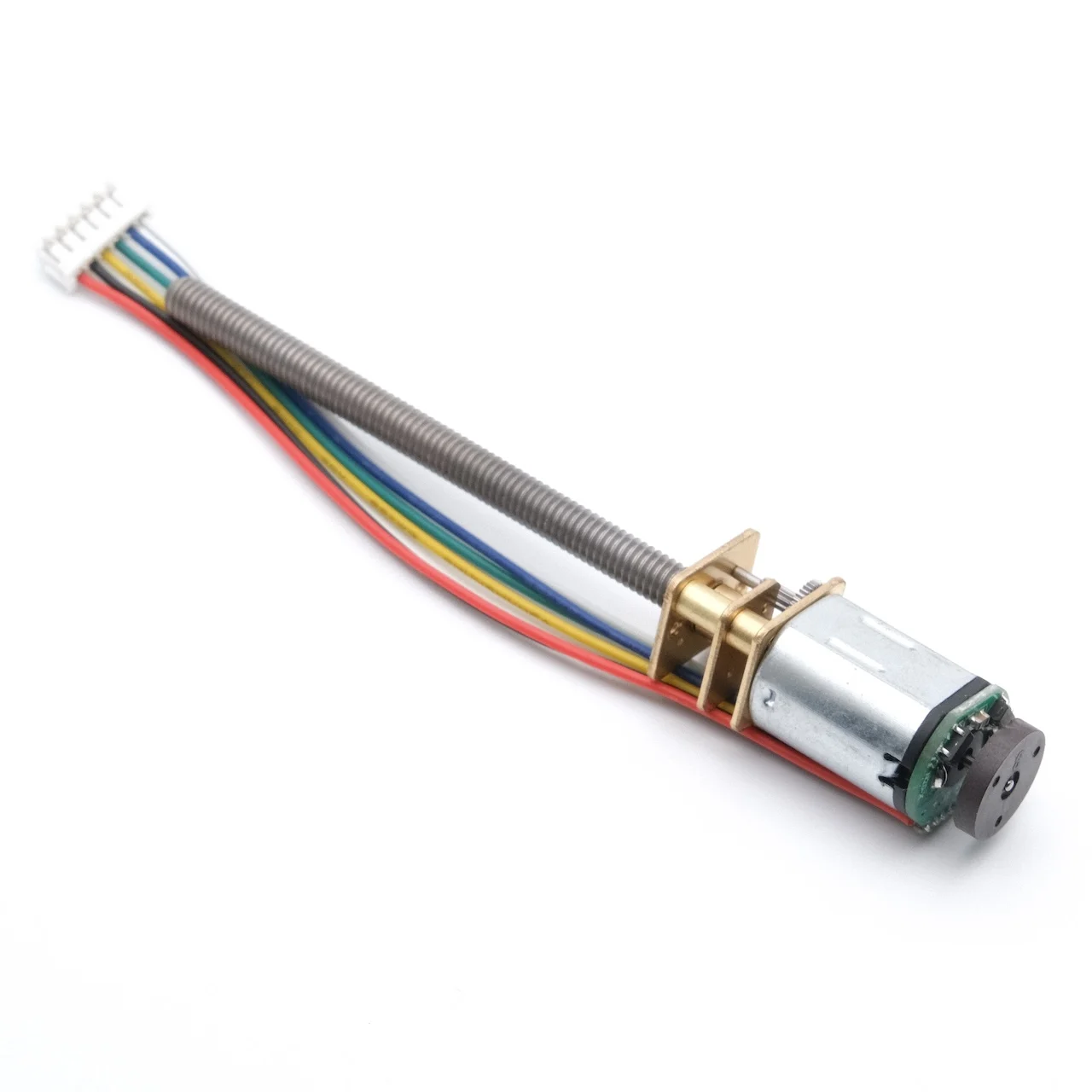 Geared Motor - محرك تروس تيار مستمر بمحور ملولب