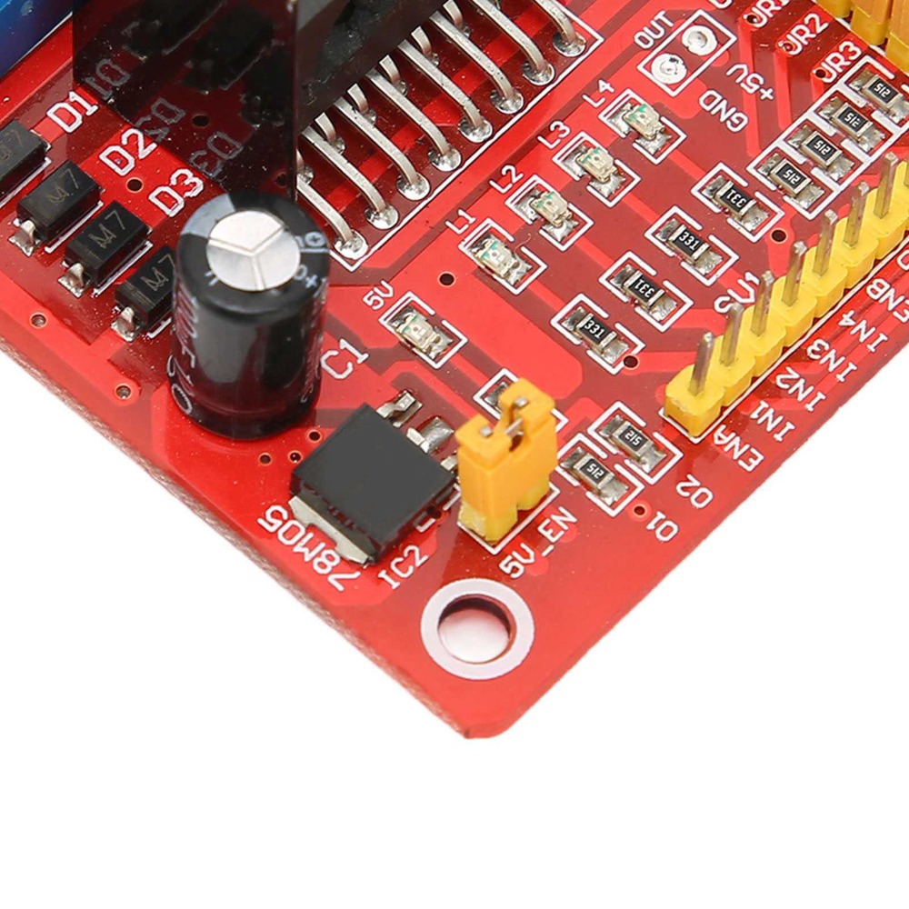 وحدة تحكم محرك خطوي L298N بجهد - مراجعة L298N Module وسعره