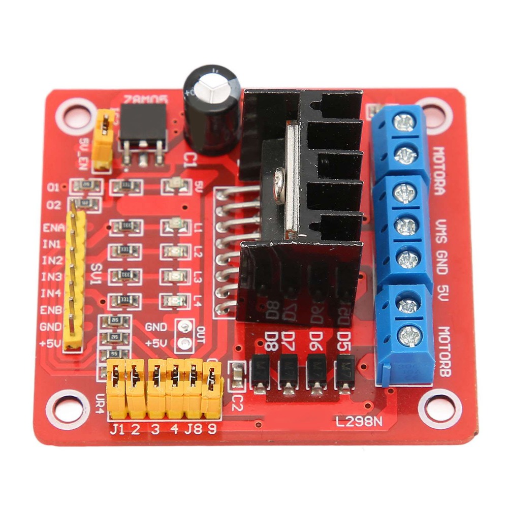 وحدة تحكم محرك خطوي L298N بجهد - مراجعة L298N Module وسعره
