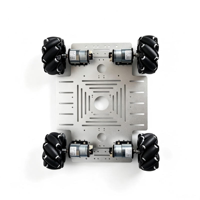 طقم سيارة روبوت بعجلات ميكانوم - مراجعة Arduino Robot وسعره