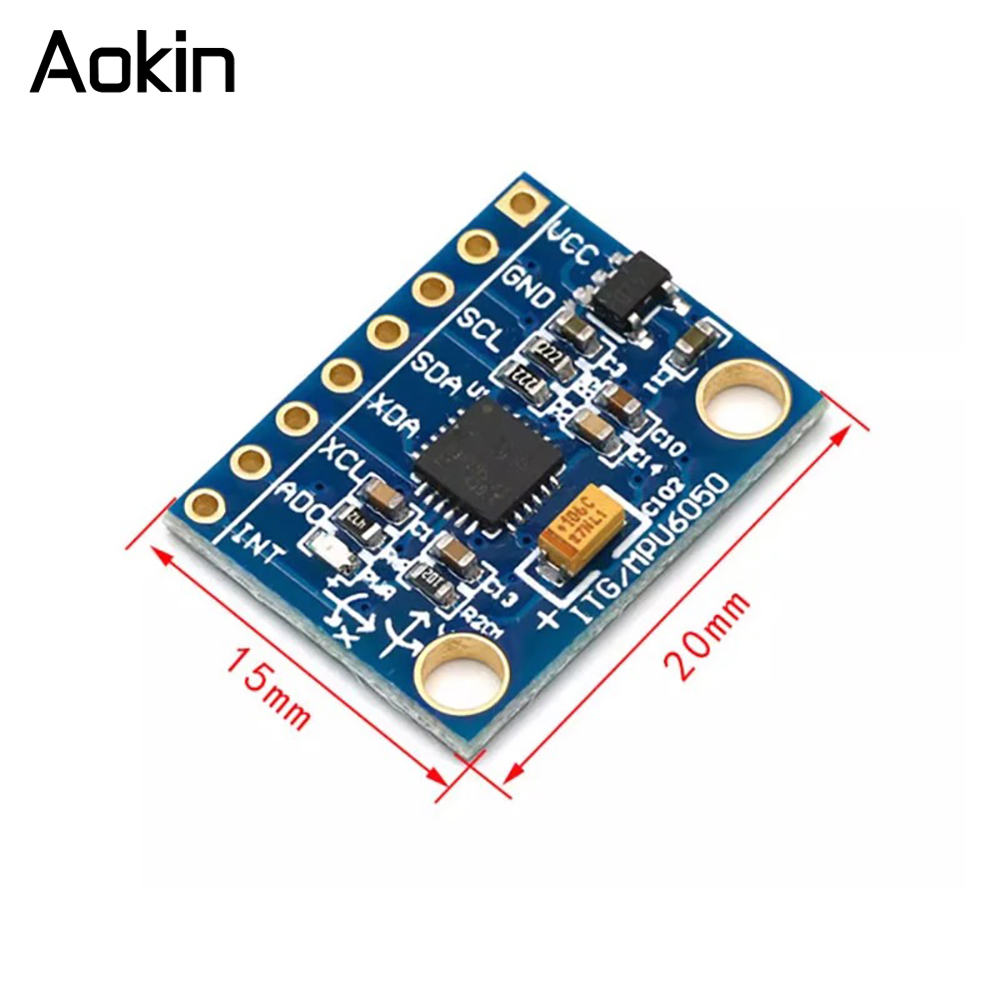 1/5/10 قطعة GY521 GY-521 MPU60 - مراجعة Accelerometer Mpu6050 وسعره
