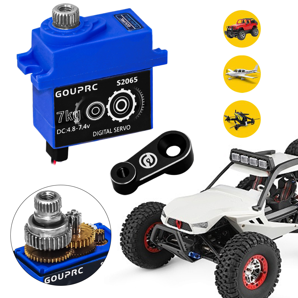 سيرفو رقمي صغير RC بوزن 7 كجم  - مراجعة Micro Servo وسعره