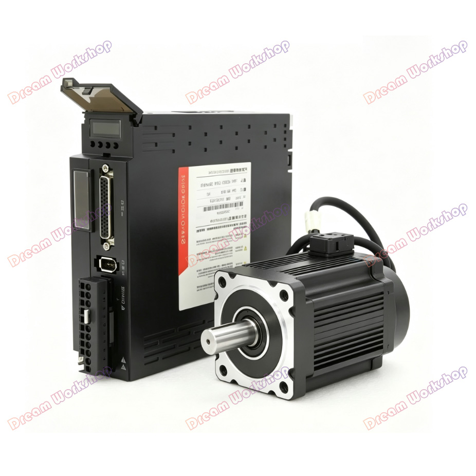 طقم محرك سيرفو AC بقدرة 1.2 كي - مراجعة Servo Kit وسعره