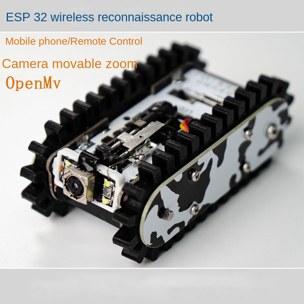 RC خزان خزان معدني الشاسيه جرا - مراجعة Tracked Robot Chassis وسعره