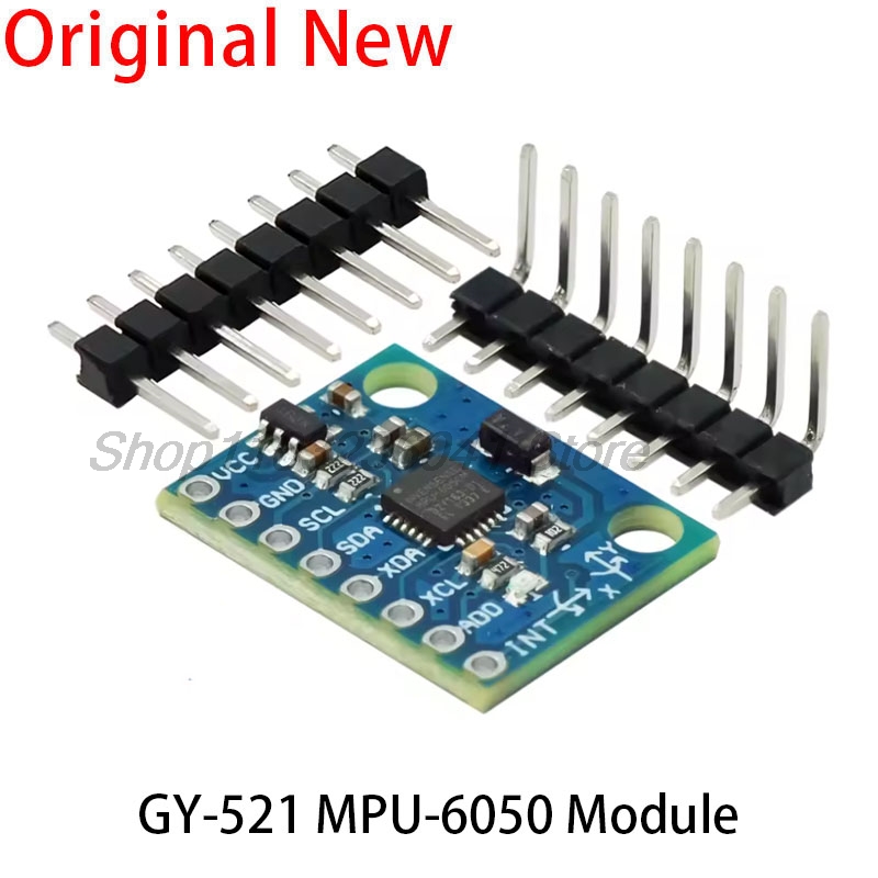 IIC I2C GY-521 MPU-6050 MPU605 - مراجعة Accelerometer Mpu6050 وسعره