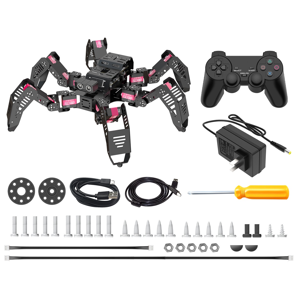 روبوت سبايدربوت القابل للبرمجة - مراجعة Robotics Kit وسعره