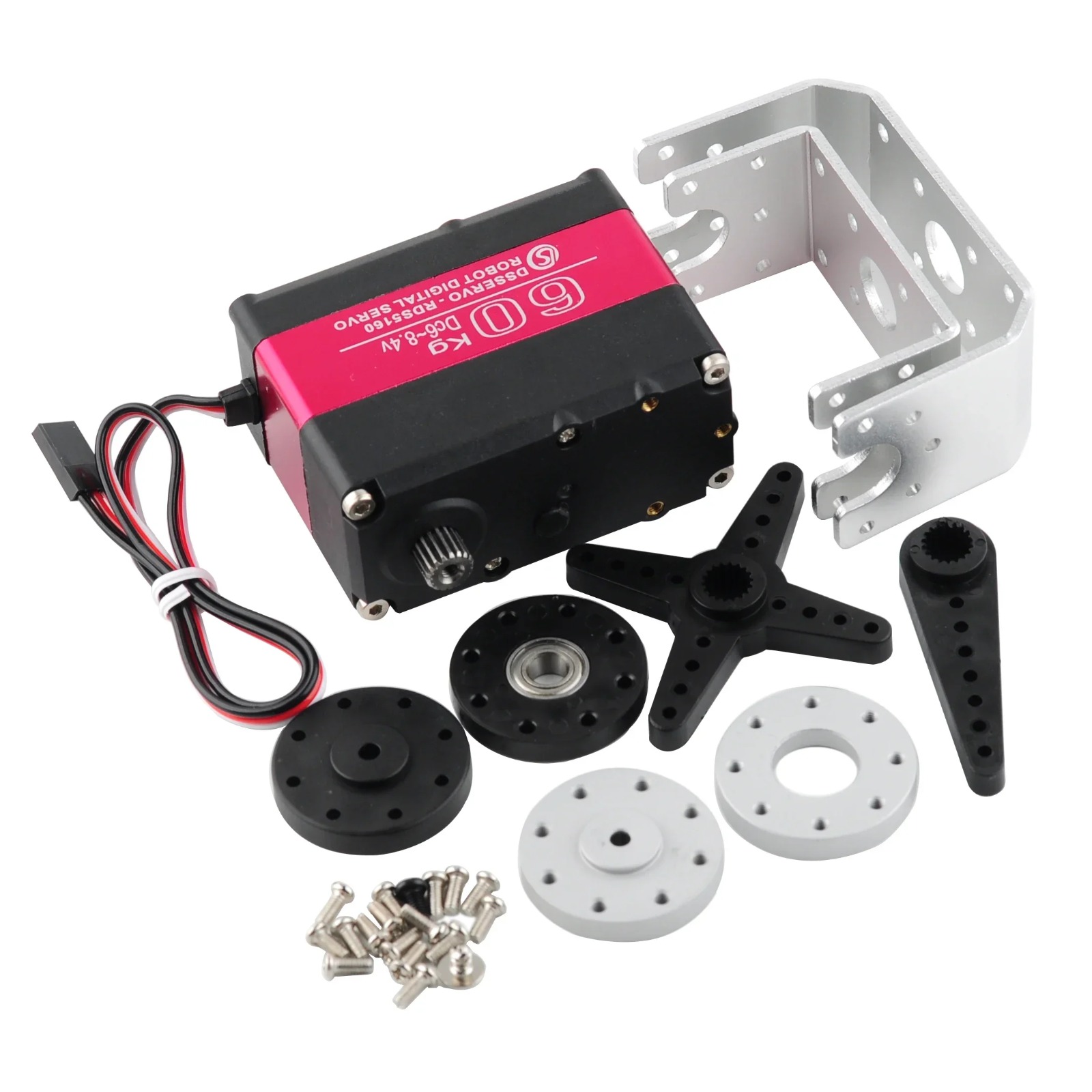 محرك سيرفو رقمي RDS5160 SSG بق - مراجعة Servo Bracket وسعره