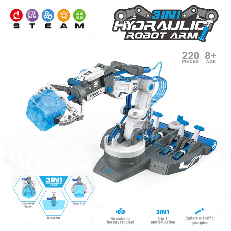 DIY بها بنفسك تجميعها الهيدرول - مراجعة Robot Arm Metal وسعره