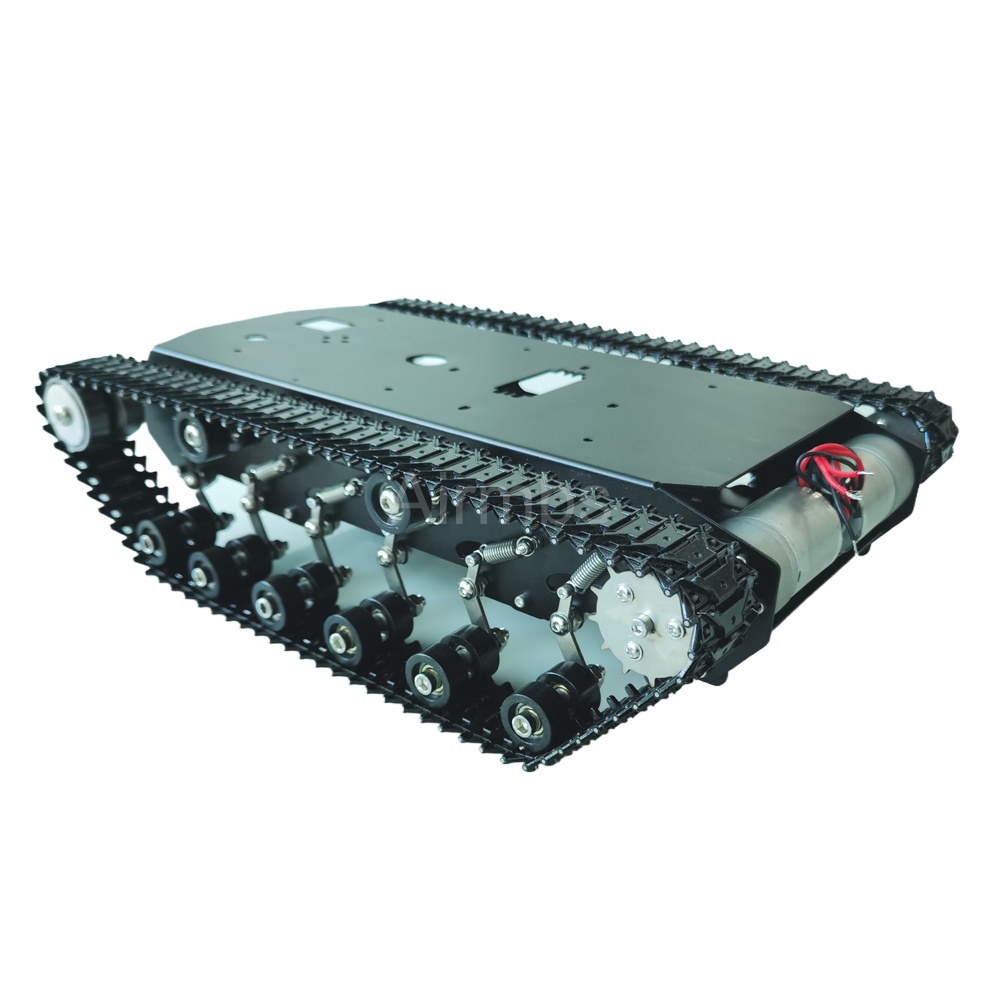 12 كجم تحميل فعلي معدني تعليق  - مراجعة Tracked Robot Chassis وسعره