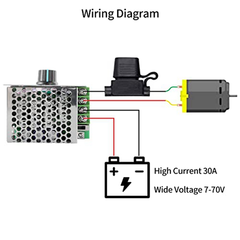 وحدة تحكم في سرعة محرك التيار  - مراجعة Dc Motor 12V وسعره