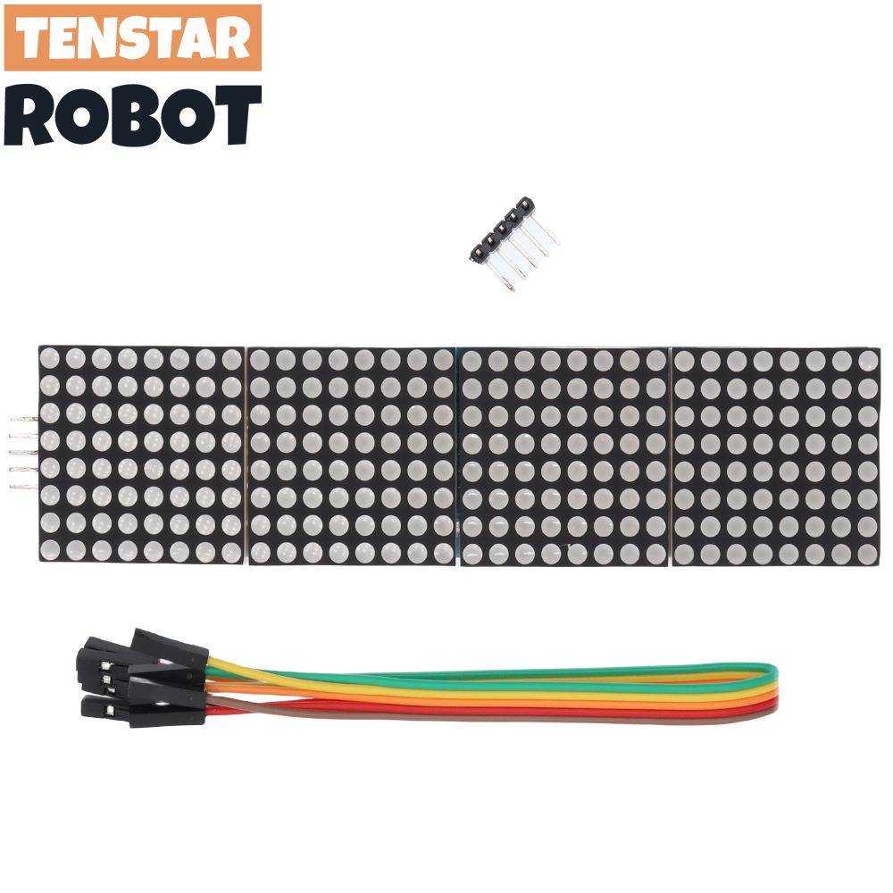 وحدة تحكم دقيقة MAX7219 Dot Ma - مراجعة Line Follower Robot وسعره