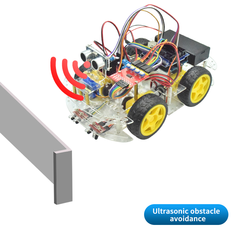 طقم هيكل السيارة الروبوتية الذ - مراجعة Microbit Robot وسعره