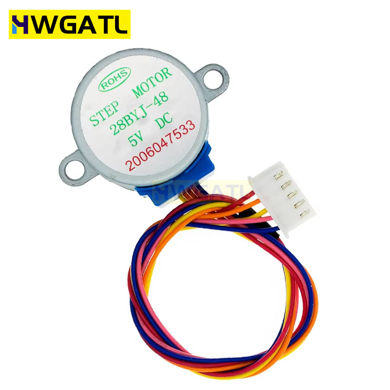 HWGATL 5 فولت 4-Phase 28BYJ-48 - مراجعة Uln2003 Driver وسعره