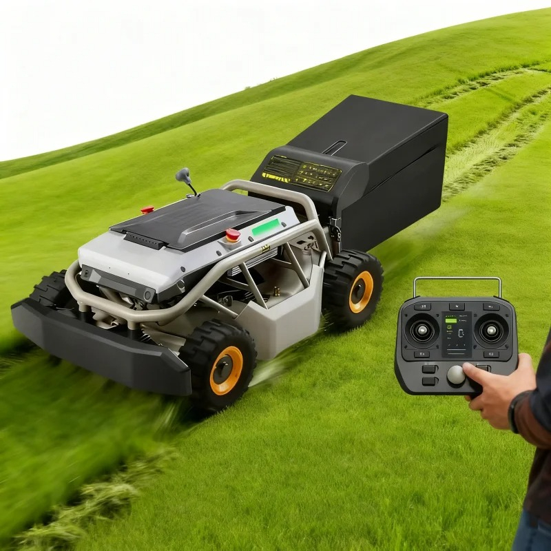 جزازة عشب تعمل بالتحكم عن بعد  - مراجعة Robot Wheel وسعره