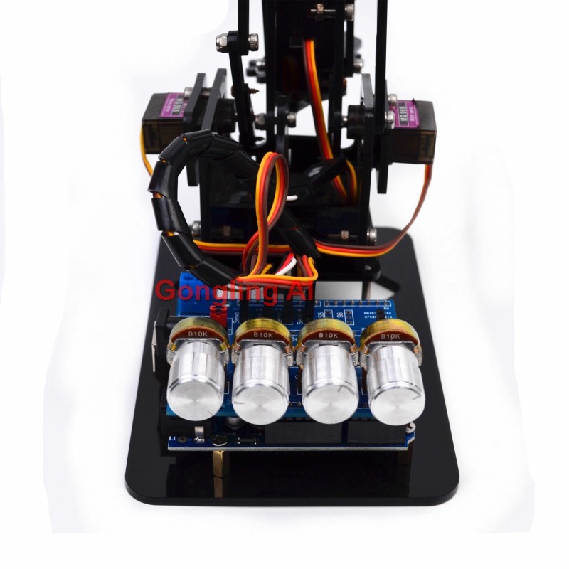 ذراع روبوت ميكانيكي STEM بـ 4  - مراجعة Arduino Robot وسعره