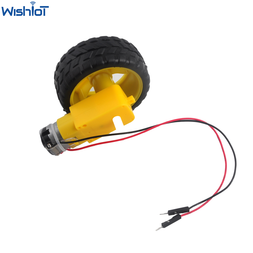 DC3-6V 1:48 علبة التروس TT موت - مراجعة Arduino Robot وسعره