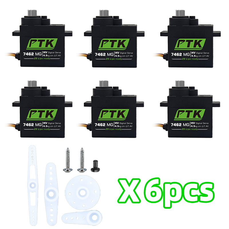 PTK 7462W MG ميتال جير 9 جرام  - مراجعة Micro Servo وسعره