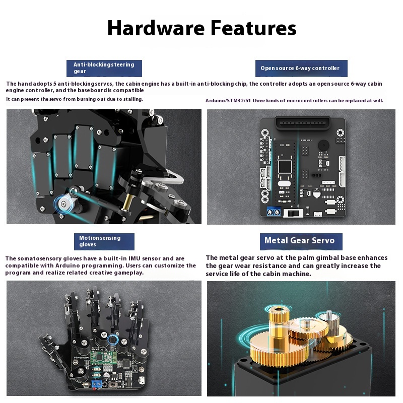 كف اليد الروبوتية الكترونية UH - مراجعة Arduino Robot وسعره