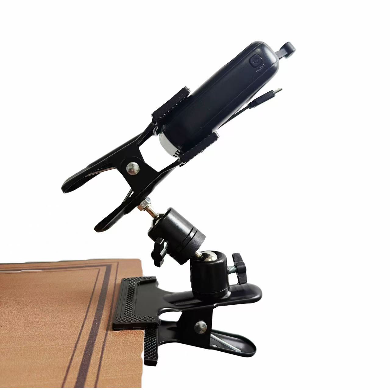 حامل مكتبي دوار مزدوج الرأس بم - مراجعة Pan Tilt Bracket وسعره