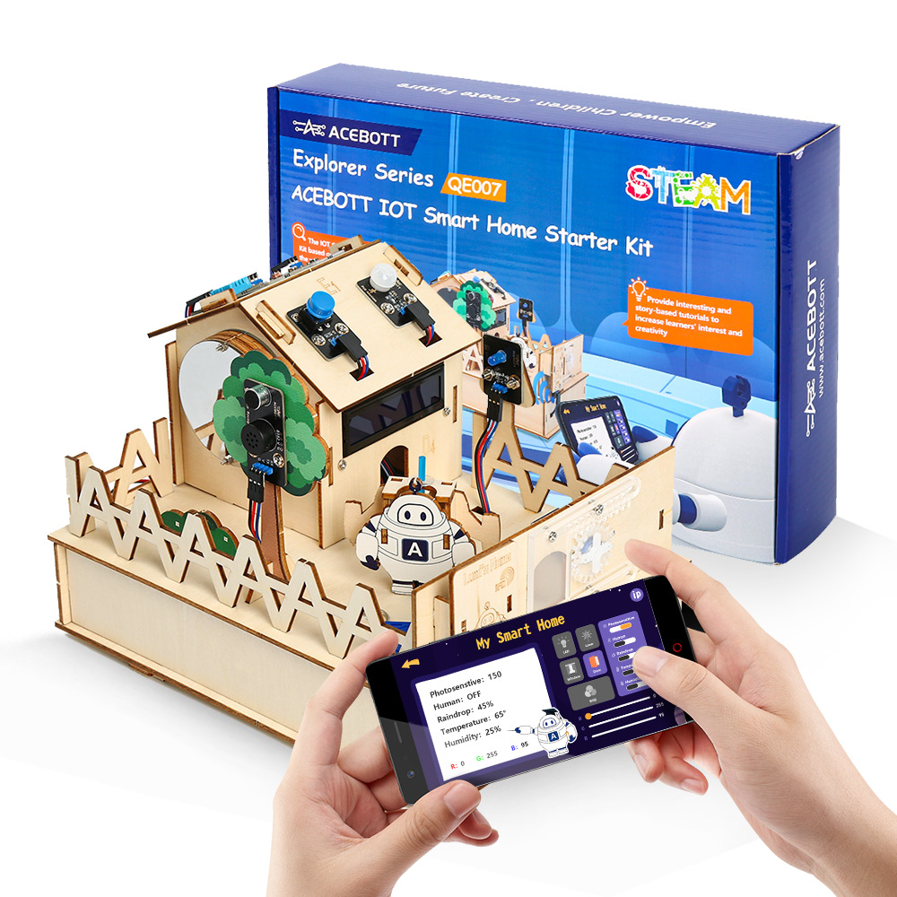طقم المنزل الذكي لاردوينو ، بد - مراجعة Microbit Robot وسعره