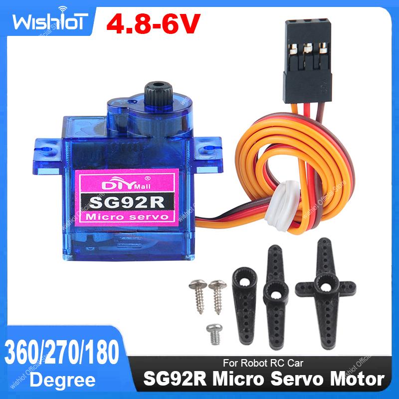 SG92R محرك سيرفو صغير 4.8-6 فو - مراجعة Micro Servo وسعره