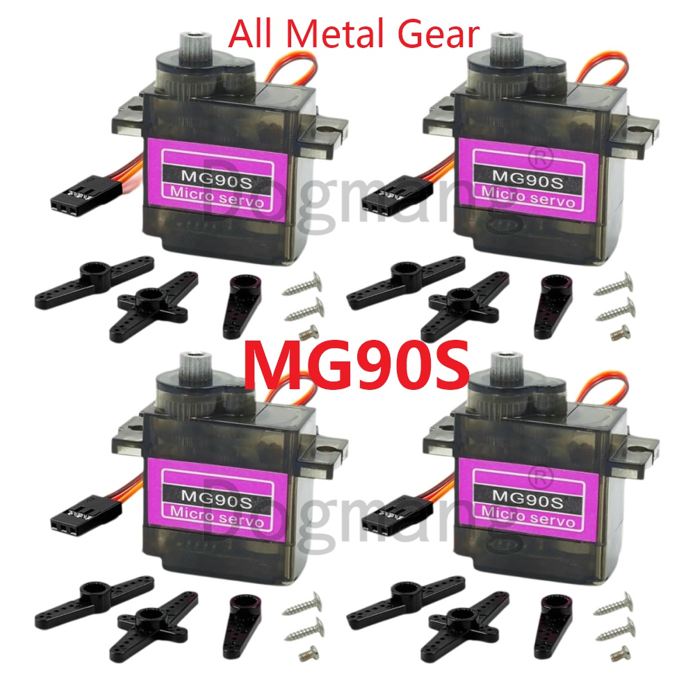 MG90S سيرفو 1/2/4/10/20/50 قطع - مراجعة Micro Servo وسعره