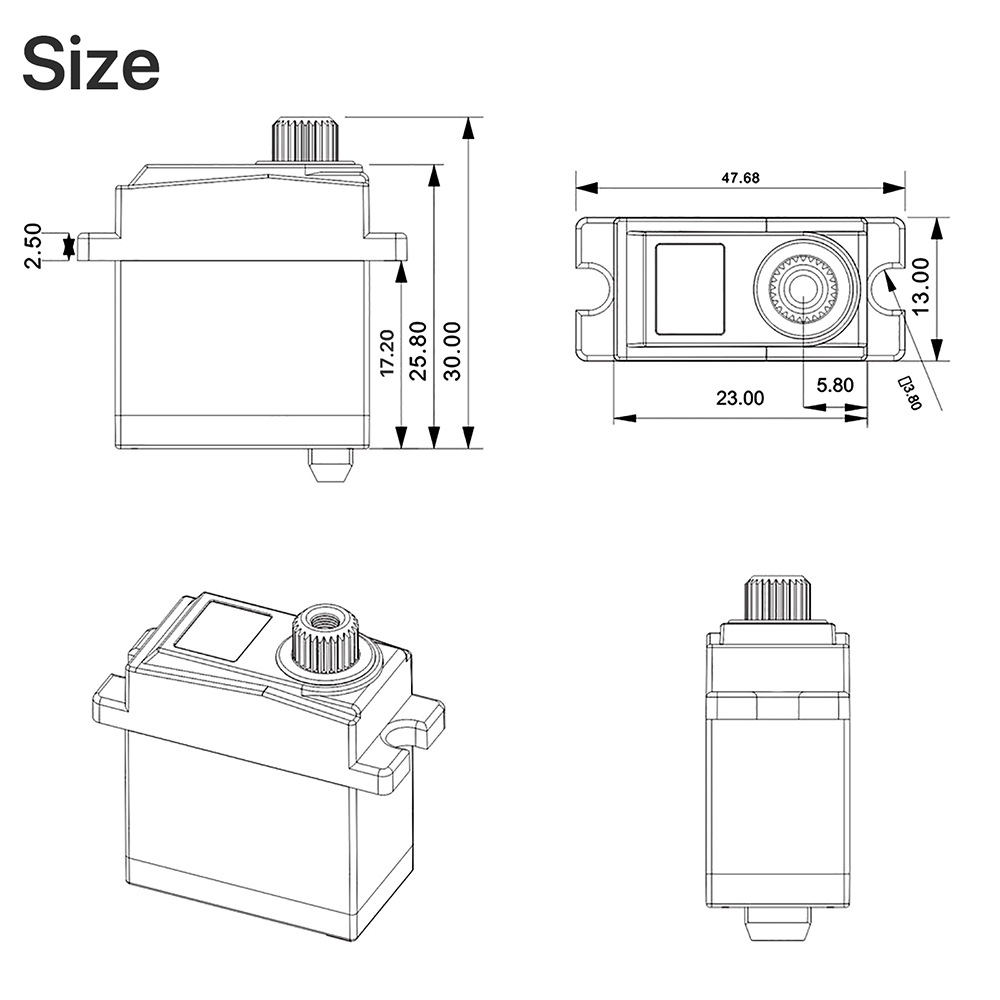 9imod 2065 7 كجم الماكينات الص - مراجعة Micro Servo وسعره