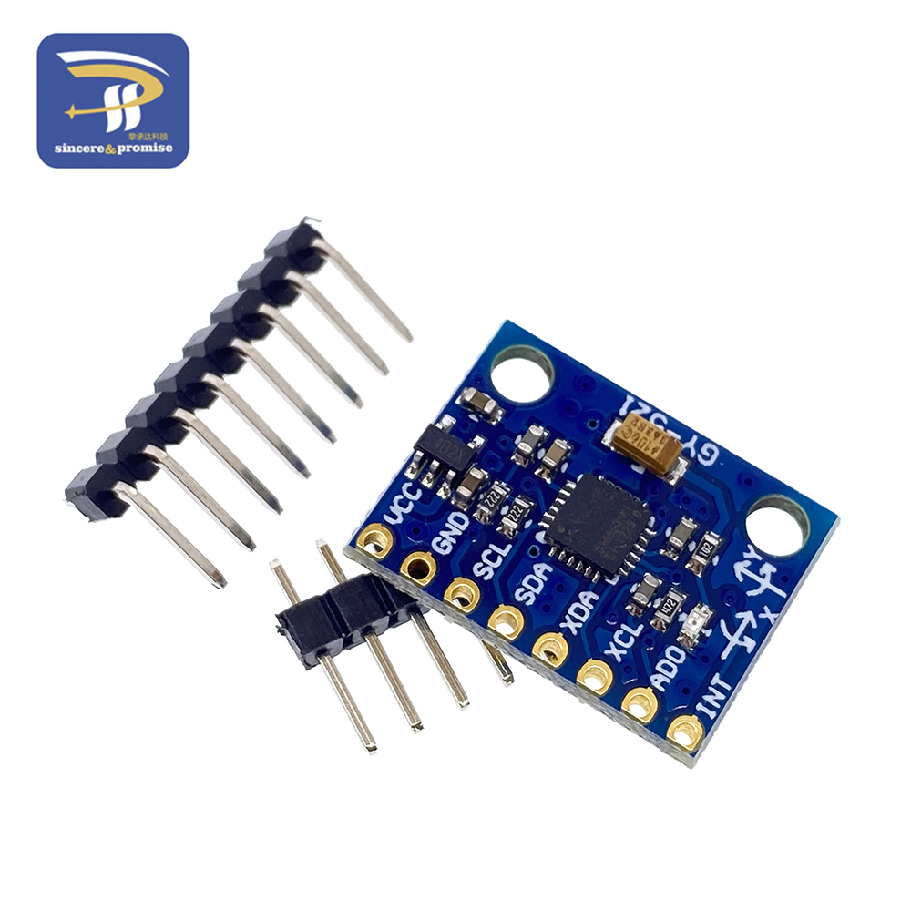1 مجموعة IIC I2C GY-521 MPU-60 - مراجعة Accelerometer Mpu6050 وسعره