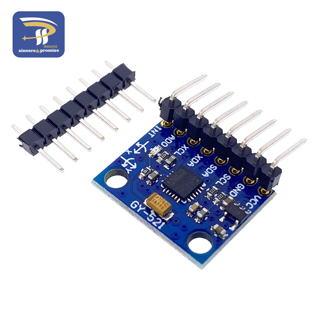 1 مجموعة IIC I2C GY-521 MPU-60 - مراجعة Accelerometer Mpu6050 وسعره